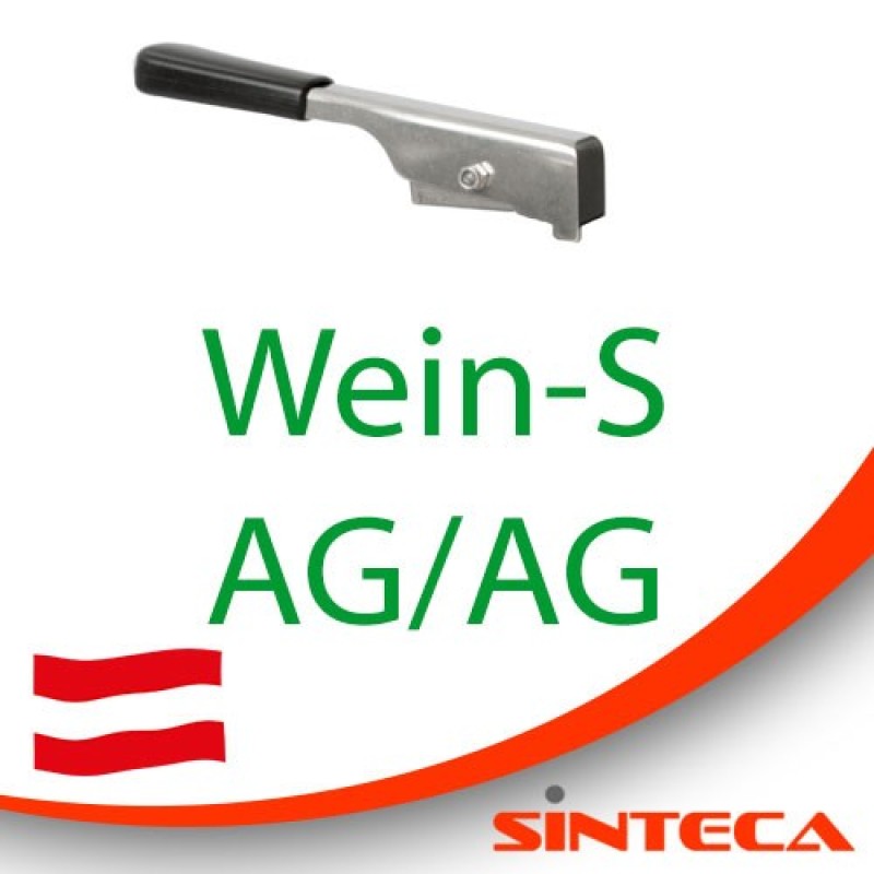 Scheibenventil Wein-S AG/Wein-S AG mit Edelstahl-Handhebel